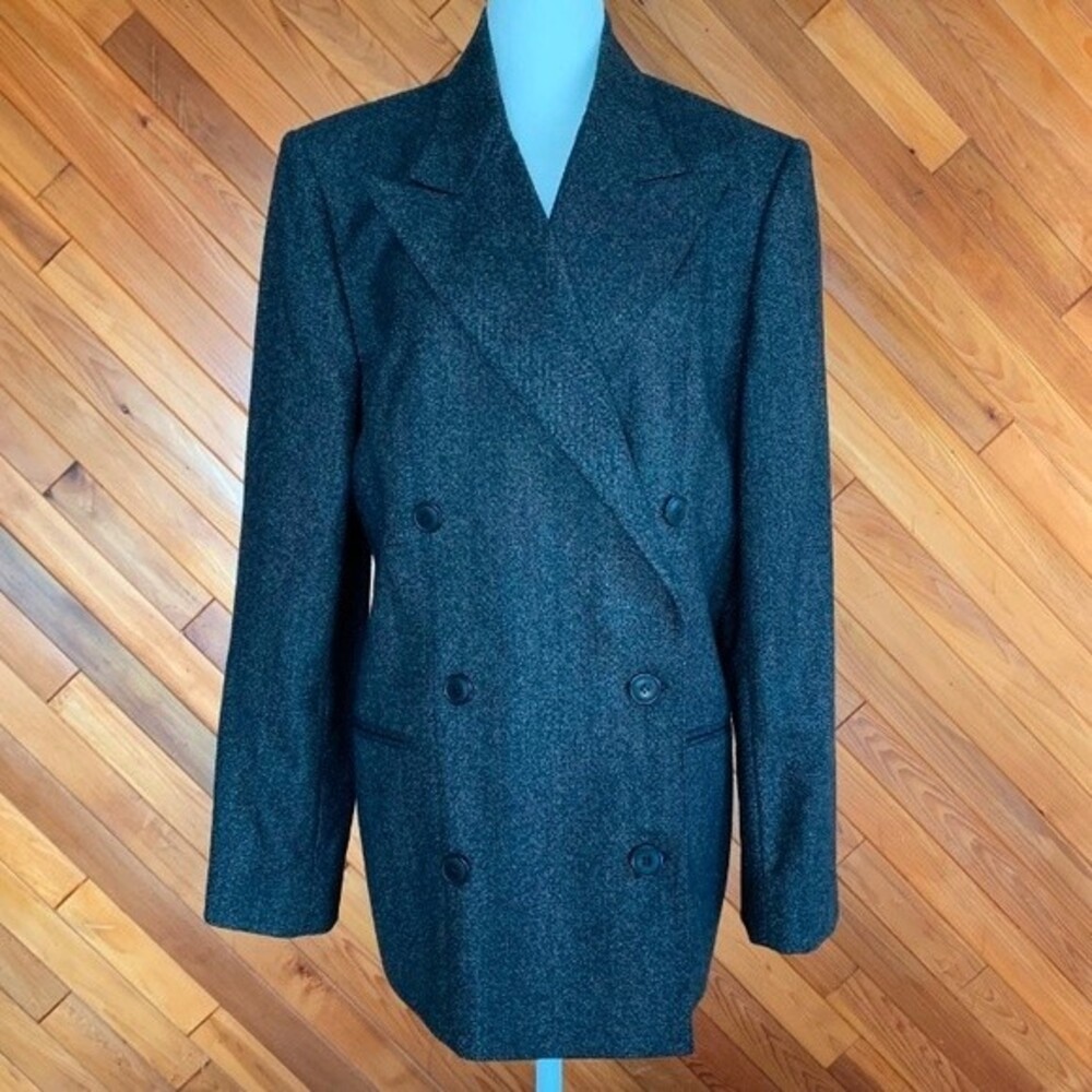 Vintage Harve Bernard Double Breasted Wool Blazer